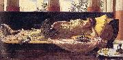 John William Waterhouse Dolce far Niente painting
